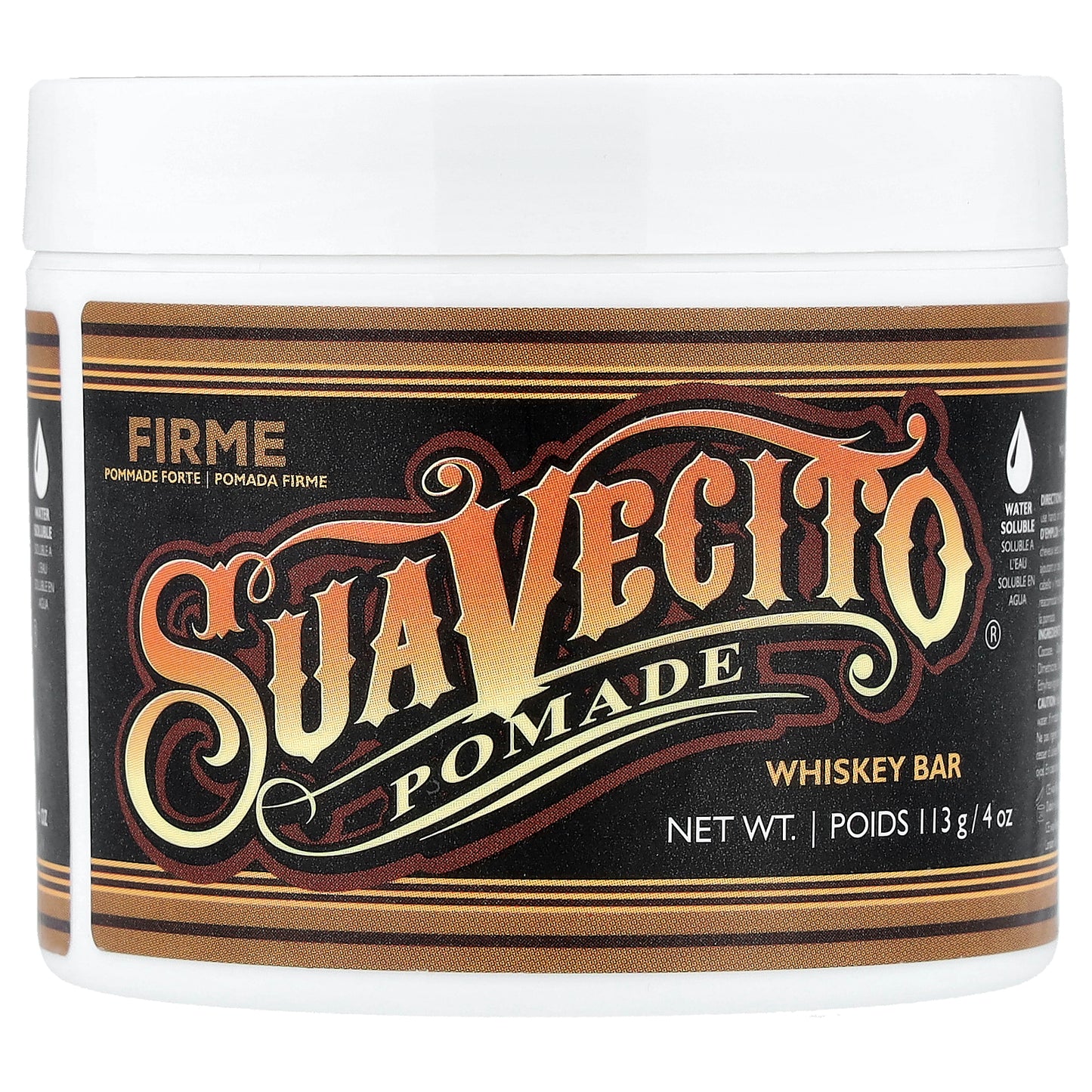 Suavecito Firme (Strong) Hold Pomade 4oz