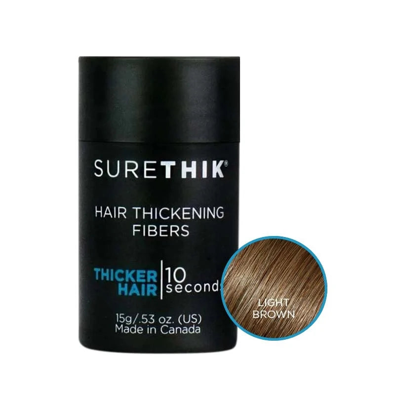SureThik Hair Fibers Light Brown 15g
