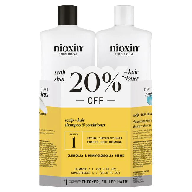 Nioxin System 1 Litre Duo