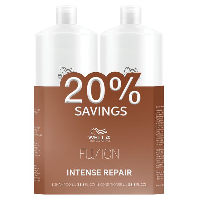 Wella Fusion Intense Repair Litre Duo