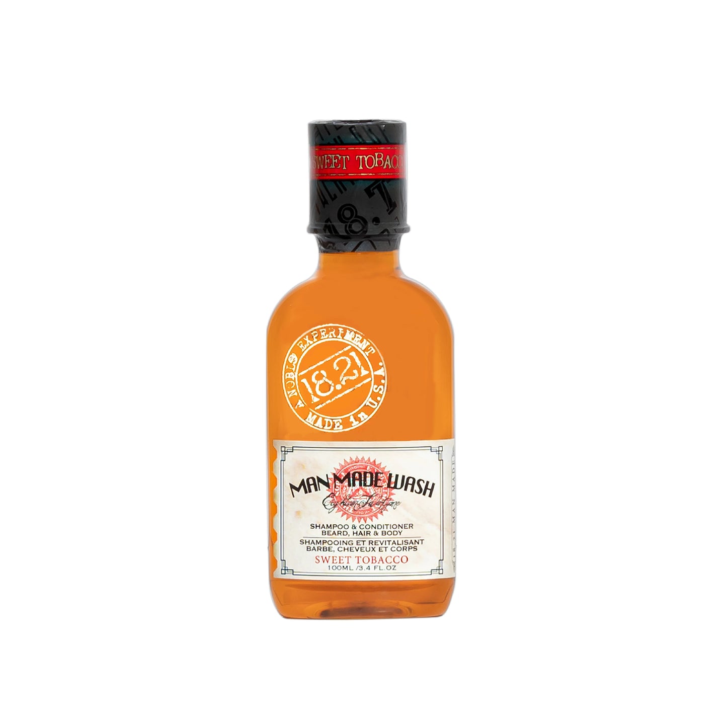 18.21 Man Made Wash Sweet Tobacco 3.4oz