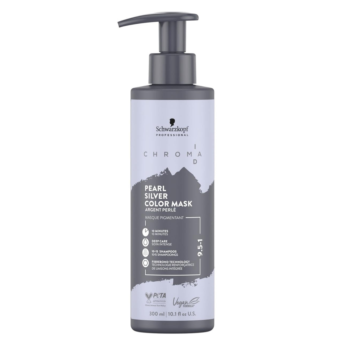 Schwarzkopf Chroma ID Color Mask 9.5-1 Pearl Silver 10oz