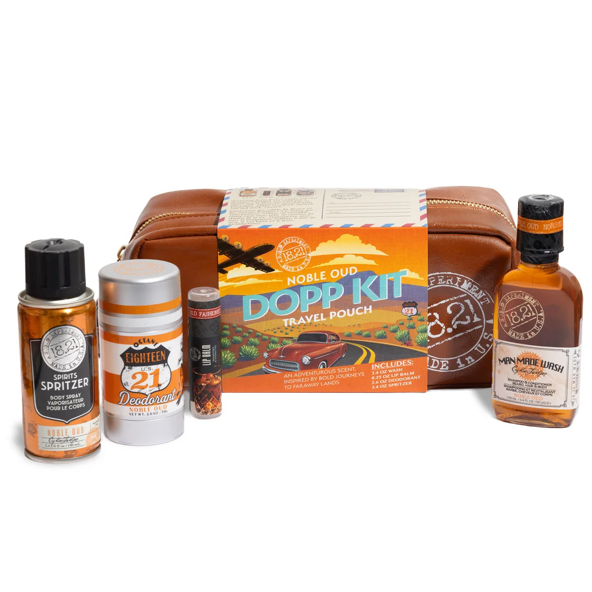18.21 Travel Dopp Kit Noble Oud 4pk