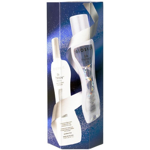 Biosilk Wrapped In Shine Ornament 2pk