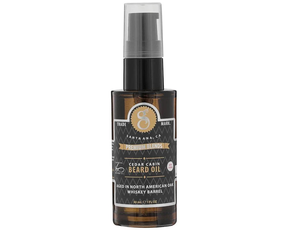 Suavecito Premium Blends Beard Oil Cedar Cabin 1oz
