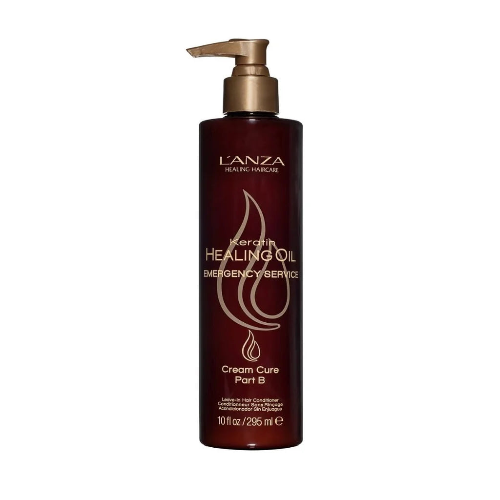 Lanza Keratin Healing Oil Emergency Service Part B Cure Cream 10oz