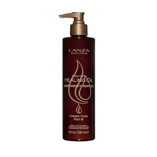Lanza Keratin Healing Oil Emergency Service Part B Cure Cream 10oz